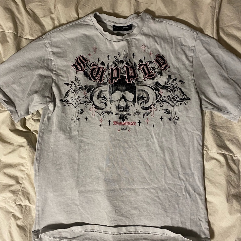 Supply & Demand Graphic Tee in Gray